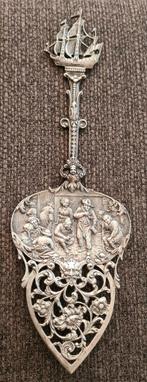 Oud Hollandse 835 zilveren antieke taartschep., Antiek en Kunst, Ophalen of Verzenden
