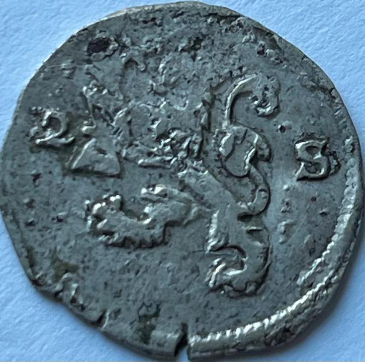 Friesland dubbele stuiver 1678? misslag!, Postzegels en Munten, Munten | Nederland, Overige waardes, Vóór koninkrijk, Ophalen of Verzenden