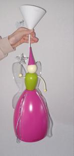 Hanglamp Fee Meisjeskamer, Ophalen, Kunststof, 50 tot 75 cm, Zo goed als nieuw