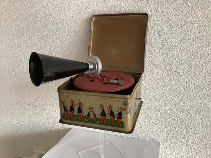 Pigmy kindergrammofoon, Antiek en Kunst, Antiek | Tv's en Audio, Ophalen of Verzenden