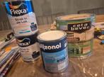 Diverse soorten verf/beits bijna Gratis, Ophalen, Wit, Minder dan 5 liter, Verf