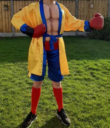 Carnavalspak, Verkleedkleding, Boxer, loopgroep, optocht beschikbaar voor biedingen