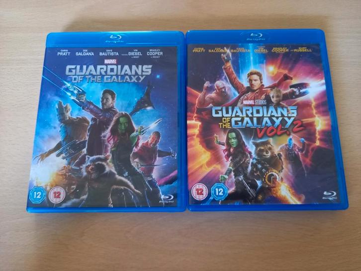 Guardians of the Galaxy Blu-ray - Deel 1 & 2, Cd's en Dvd's, Blu-ray, Zo goed als nieuw, Science Fiction en Fantasy, Ophalen of Verzenden