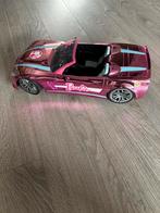Barbie bestuurbare Auto - Roze Cabriolet, Ophalen of Verzenden, Zo goed als nieuw, Meisje