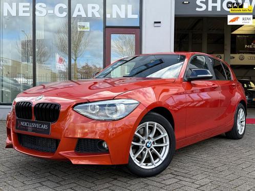 BMW 1-serie 120d M-sport Sunset Orange! Keyless! PDC! Xenon!, Auto's, BMW, Bedrijf, Te koop, 1-Serie, ABS, Airbags, Airconditioning