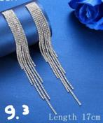 luxe oorbellen 9.95, allemaal met klemmetjes, bling bling, Nieuw, Ophalen of Verzenden, Zilver, Zilver