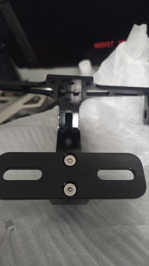 Korte Kentekenplaathouder Aluminium LED, Motoren, Onderdelen | Overige, Nieuw, Ophalen of Verzenden