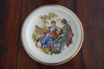 Wandbord romantische afbeelding porselein beschikbaar voor biedingen