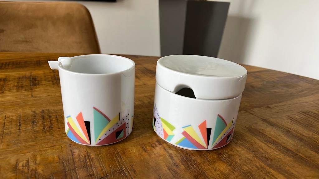 Roomstel Friesland Germany Life, Ophalen of Verzenden, Zo goed als nieuw, Porselein, Overige stijlen