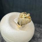 14k gouden leeuw ring, Sieraden, Tassen en Uiterlijk, Ringen, Ophalen of Verzenden, Nieuw, Goud