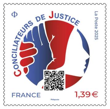 Jaar 2025 Conciliateurs de justice - Lettre verte. beschikbaar voor biedingen