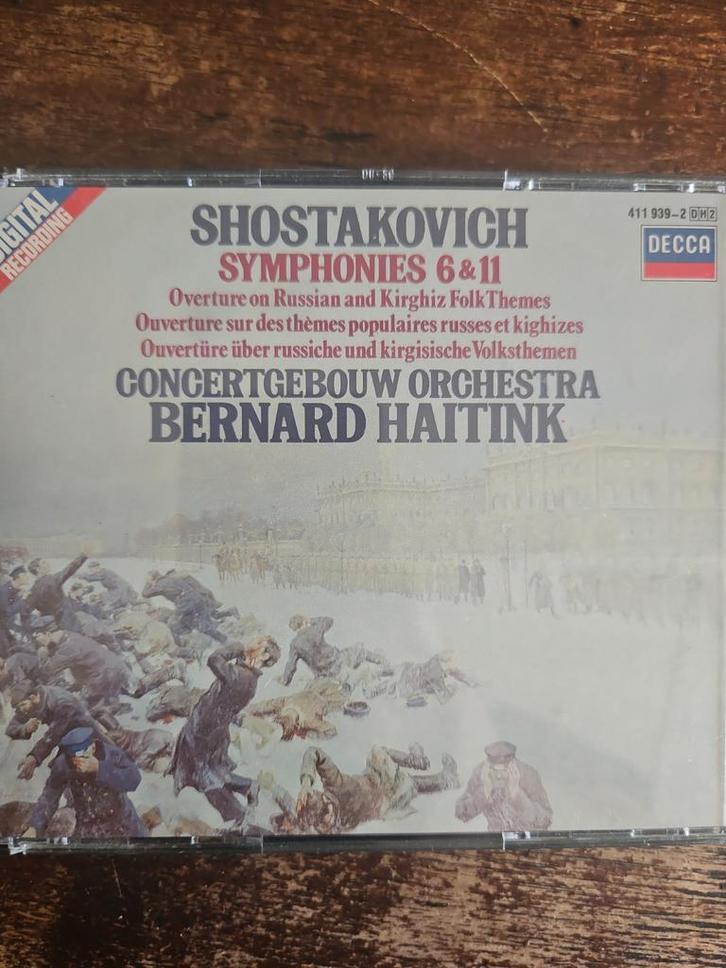 Shostakovich Symfonieën 6 & 11 - Haitink, Cd's en Dvd's, Cd's | Klassiek, Zo goed als nieuw, Orkest of Ballet, Modernisme tot heden