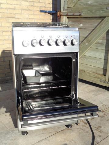 WIGGO WO-E505R gasfornuis met elektrische oven beschikbaar voor biedingen