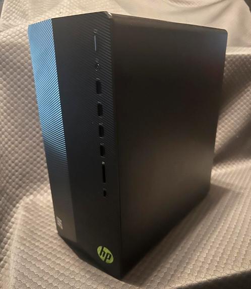 HP Pavilion TPC-F124-MT gaming pc met AOC scherm, Computers en Software, Desktop Pc's, Gebruikt, 3 tot 4 Ghz, HDD, SSD, 8 GB, Met videokaart