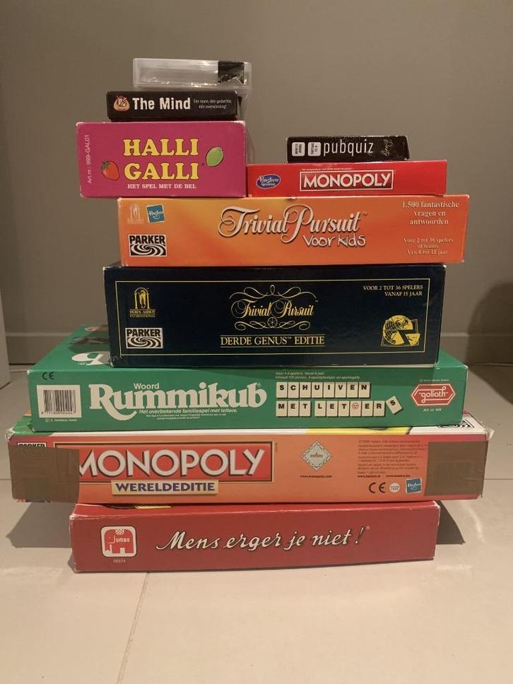 Verzameling Spellen, Hobby en Vrije tijd, Gezelschapsspellen | Bordspellen, Gebruikt, Ophalen