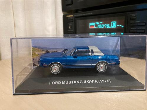 Ford Mustang II Ghia 1975, Hobby en Vrije tijd, Modelauto's | 1:43, Zo goed als nieuw, Auto, Overige merken, Ophalen