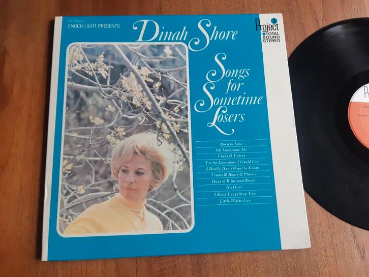 LP Dinah Shore - Songs for Sometime Losers uit 1967, Cd's en Dvd's, Vinyl | Jazz en Blues, Gebruikt, Jazz, 1960 tot 1980, 12 inch