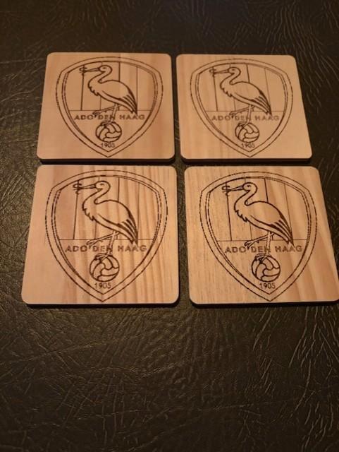 ADO Den Haag onderzetters, Verzamelen, Sportartikelen en Voetbal, Overige typen, Overige binnenlandse clubs, Ophalen of Verzenden