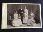 Kabinetfoto, Statiefoto, van der Stok, Leiden, + naam, Ophalen of Verzenden, Voor 1940, Gebruikt, Foto