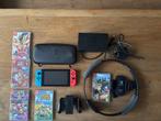Nintendo switch met 5 games, Ophalen, Overige genres, 2 spelers, Zo goed als nieuw