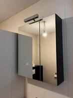 Badkamerspiegel en kastje met verlichting en stopcontact, Huis en Inrichting, Badkamer | Badkamermeubels, Ophalen, Gebruikt, Overige typen