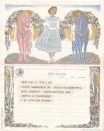 België - Telegram – B 17 (NL) Jul. en Nina Lefevre, Postzegels en Munten, Brieven en Enveloppen | België, Overige typen, Ophalen of Verzenden