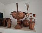 Antieke Koperen Decoratie Set, Ophalen of Verzenden