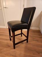 Barstoelen 2 stuks, Huis en Inrichting, Barkrukken, 2 krukken, Ophalen, Leer, 60 tot 90 cm