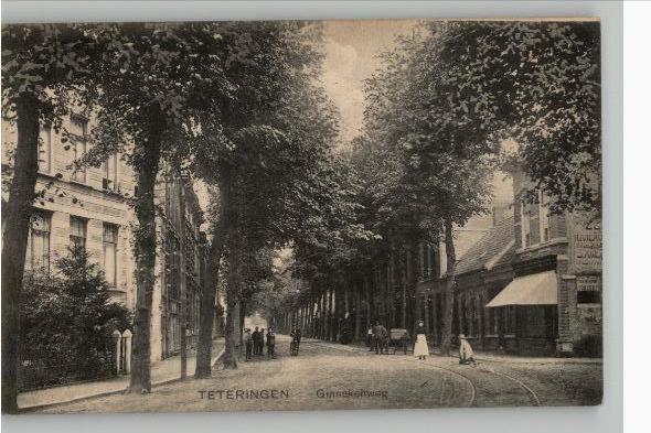 Teteringen Ginnekenweg met tramspoor st 1909