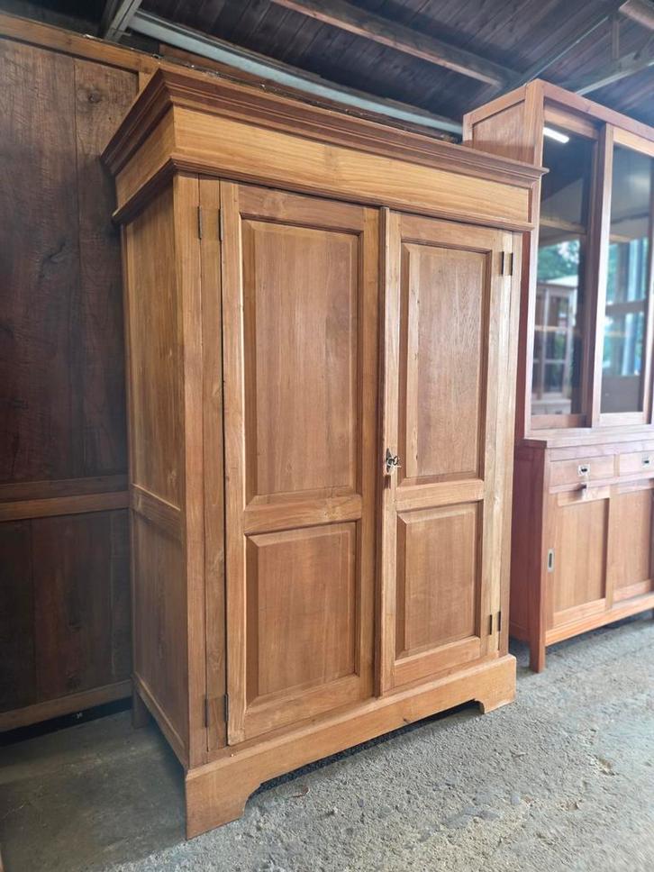 Prachtige teakhouten buffetkast / voorraadkast /computerkast, Huis en Inrichting, Kasten | Secretaires, Ophalen