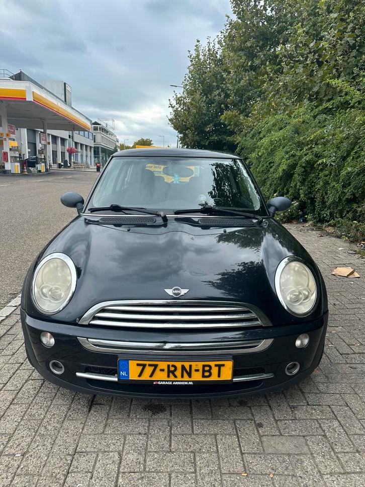 Mini 1.6 16V ONE 2005 Zwart, Auto's, Mini, Particulier, Benzine, D, Hatchback, Handgeschakeld, Origineel Nederlands, Zwart, Voorwielaandrijving