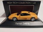 Herpa 1:43 Ferrari 348 TB geel 1989 ook rood, Hobby en Vrije tijd, Modelauto's | 1:43, Ophalen of Verzenden, Zo goed als nieuw