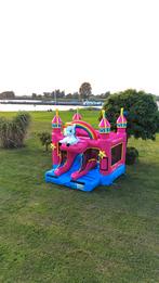 Unicorn springkussen te huur €100,- per dag, Ophalen, Zo goed als nieuw, Verjaardag
