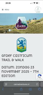 Startbewijs Graaf van Castricum trail 23 km, Tickets en Kaartjes, Eén persoon