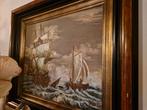 VOC schepen zeeslag, Antiek en Kunst, Kunst | Schilderijen | Klassiek, Ophalen