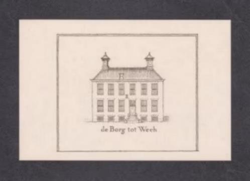 Wehe-Den Hoorn Borg Starkenborgh tot Weeh., Verzamelen, Ansichtkaarten | Nederland, Ongelopen, Groningen, 1960 tot 1980, Ophalen