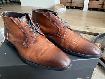 Giorgio Bouvier halfhoog cognac veterschoenen maat 43 beschikbaar voor biedingen