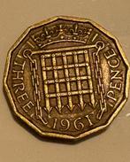 Engelse Three Pence 1961, Ophalen of Verzenden, Losse munt