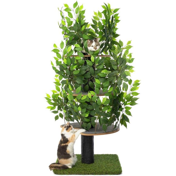 Kattenboom voor Krabben|Klimmen|Schuilen|Slapen 60% KORTING!, Dieren en Toebehoren, Krabmeubelen, Zo goed als nieuw, Krabpaal