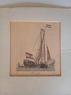 Handgekleurde ets Gerrit Groenewegen - Staaten Jagt., Antiek en Kunst, Kunst | Etsen en Gravures, Ophalen of Verzenden