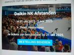 2 tickets NK afstanden Thialf 1 november, Twee personen, Oktober