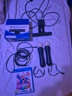2 x move controllers + camera + just dance voor ps4, Spelcomputers en Games, Games | Sony PlayStation 4, Muziek, Ophalen of Verzenden