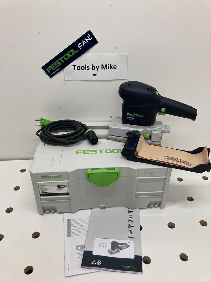 Festool rs300eq schuurmachine nieuwstaat, Doe-het-zelf en Verbouw, Gereedschap | Schuurmachines, Zo goed als nieuw, Vlakschuurmachine