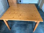 Grenen vierkante tafel 120x120x76, Huis en Inrichting, Tafels | Eettafels, Ophalen, Gebruikt, Vier personen, 100 tot 150 cm
