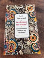 Pessimisme kun je leren! - Lévi Weemoedt, Boeken, Ophalen of Verzenden, Zo goed als nieuw, Nederland