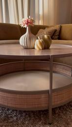Salontafel Makoto (beige), Ophalen, Gebruikt, Rond, 50 tot 100 cm