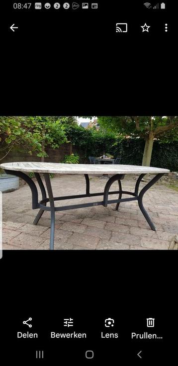 Tuintafel Bois le Duc - Opknapper beschikbaar voor biedingen