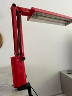 Bureaulamp (rood), Huis en Inrichting, Lampen | Tafellampen, Ophalen, Zo goed als nieuw