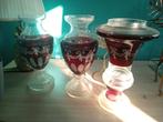 Bohemian vazen, Antiek en Kunst, Ophalen of Verzenden