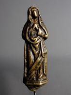 Bronzen Madonna 16e eeuw antiek Kruis, Verzenden